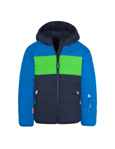 Kurtka ocieplana dziecięca trollkids kids hafjell snow jacket pro z kapturem niebieska/granatowa (514-110)