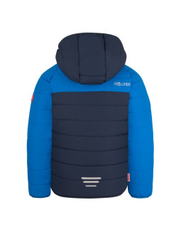 Kurtka ocieplana dziecięca trollkids kids hafjell snow jacket pro z kapturem niebieska/granatowa (514-110) 2