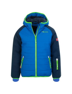Kurtka zimowa z kapturem dziecięca trollkids kids hafjell snow jacket pro wodoodporna niebieska (514-100)