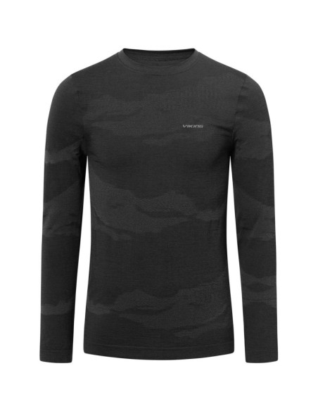Bielizna męska viking gasher man set merino czarna xl