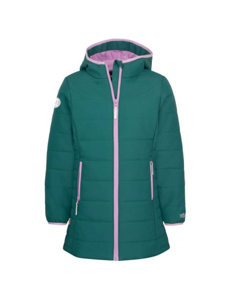 Trollkids girls stavanger coat midnight petrol/light violet (219-150)