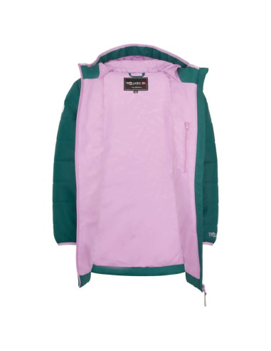 Trollkids girls stavanger coat midnight petrol/light violet (219-150)