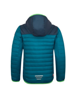 Kurtka trollkids eikefjord ultra-light polyfiber ciemny morski/tajemniczy niebieski/świeży zielony/arktyczny niebieski (463-112) 2