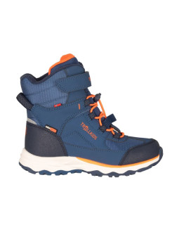 Trollkids kids hafjell winter boots xt nordic blue/mystic blue/flame orange (585-122)