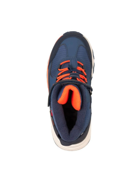 Trollkids kids hafjell winter boots xt nordic blue/mystic blue/flame orange (585-122)