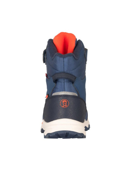 Trollkids kids hafjell winter boots xt nordic blue/mystic blue/flame orange (585-122)