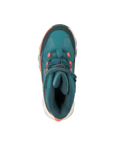 Trollkids kids hafjell winter boots xt dusty teal/coral pink/midnight petrol (585-364)