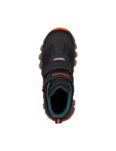 Trollkids kids kjerag hiker black/stormy blue/flame orange (577-600)