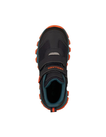 Trollkids kids kjerag hiker black/stormy blue/flame orange (577-600)
