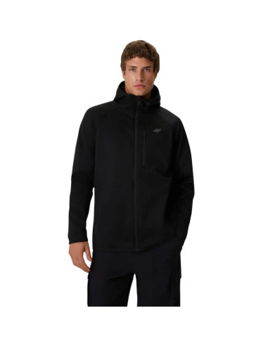 Kurtka męska softshell 4f m646 głęboka czerń 4fwaw26tsofm646 20s
