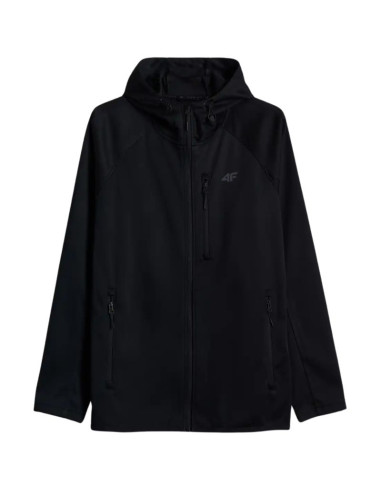 Kurtka męska softshell 4f m646 głęboka czerń 4fwaw26tsofm646 20s