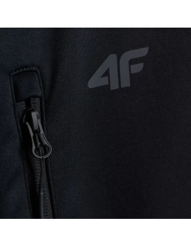 Kurtka męska softshell 4f m646 głęboka czerń 4fwaw26tsofm646 20s