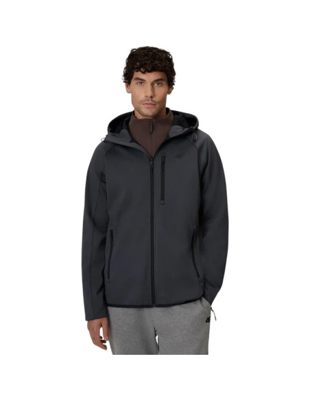 Kurtka męska softshell 4f m646 antracyt 4fwaw26tsofm646 22s