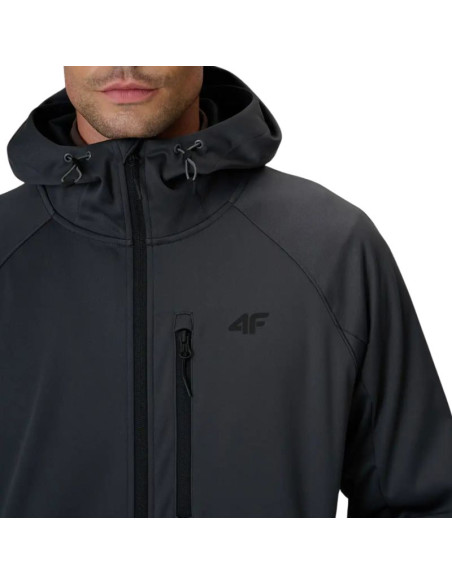 Kurtka męska softshell 4f m646 antracyt 4fwaw26tsofm646 22s