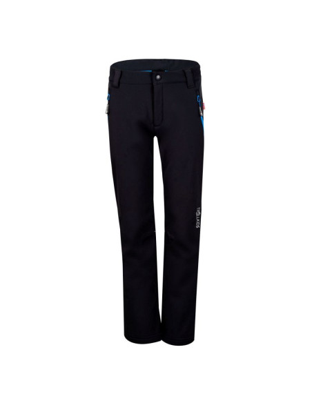 Spodnie softshell trollkids kids fjell softshell pant dla chłopca/dziewczynki czarne (117-600)