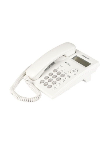 Telefon przewodowy panasonic kx-tsc11pdw biały