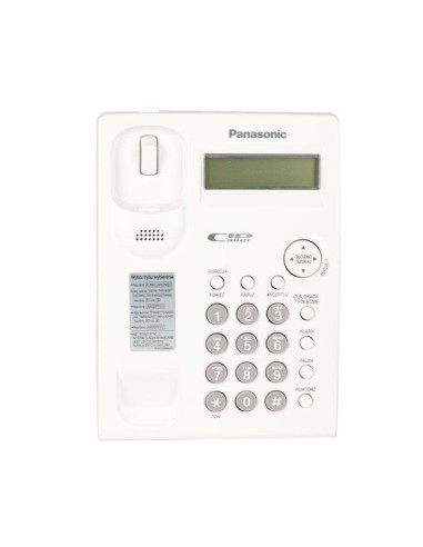 Telefon przewodowy panasonic kx-tsc11pdw biały