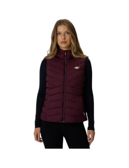 Kamizelka damska 4f f372 burgund 4fwaw26tvjaf372 60s