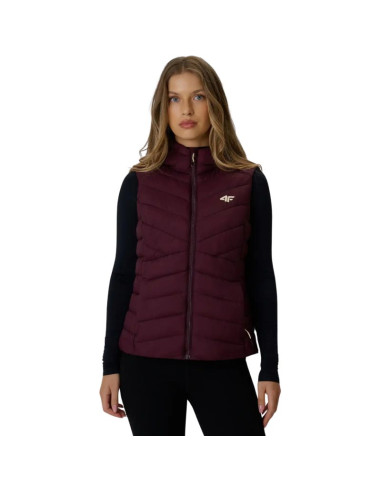 Kamizelka damska 4f f372 burgund 4fwaw26tvjaf372 60s