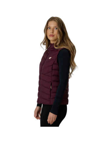 Kamizelka damska 4f f372 burgund 4fwaw26tvjaf372 60s