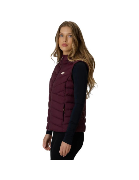 Kamizelka damska 4f f372 burgund 4fwaw26tvjaf372 60s