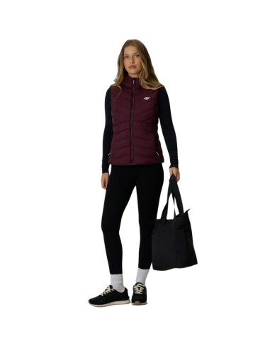 Kamizelka damska 4f f372 burgund 4fwaw26tvjaf372 60s