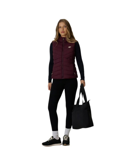 Kamizelka damska 4f f372 burgund 4fwaw26tvjaf372 60s