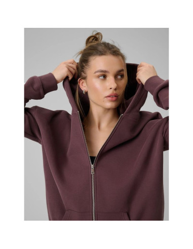 Bluza dresowa rozpinana z kapturem damska 4f 4fraw25tswsf2778-82s