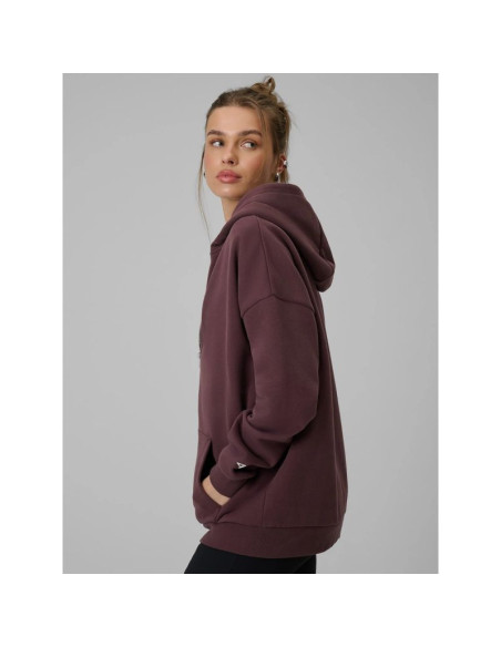 Bluza dresowa rozpinana z kapturem damska 4f 4fraw25tswsf2778-82s