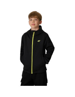Kurtka dla chłopca 4f softshell m598 głęboka czerń 4fjwaw26tsofm598 20s