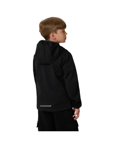 Kurtka dla chłopca 4f softshell m598 głęboka czerń 4fjwaw26tsofm598 20s