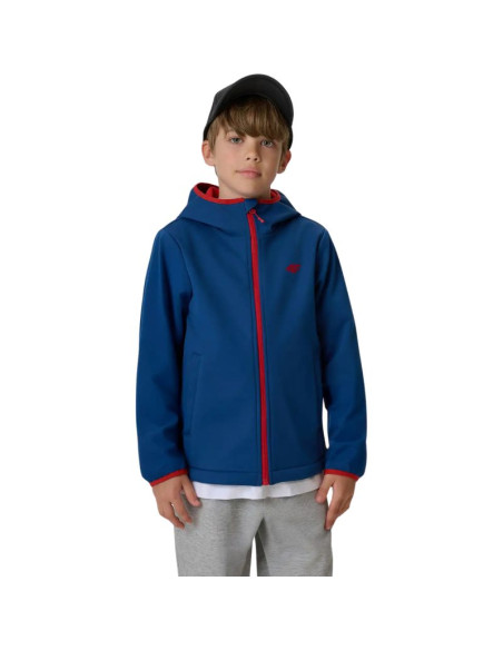 Kurtka dla chłopca 4f softshell m598 ciemny granat 4fjwaw26tsofm598 30s