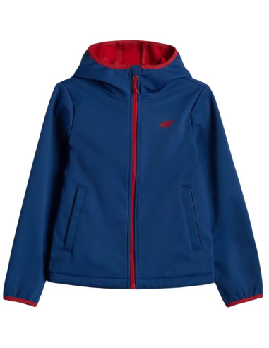 Kurtka dla chłopca 4f softshell m598 ciemny granat 4fjwaw26tsofm598 30s