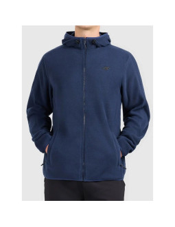 Bluza polarowa z kapturem męska 4f 4fwmm00tflem488-31s
