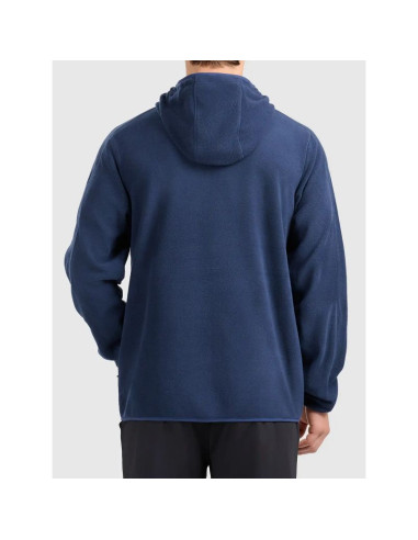 Bluza polarowa z kapturem męska 4f 4fwmm00tflem488-31s