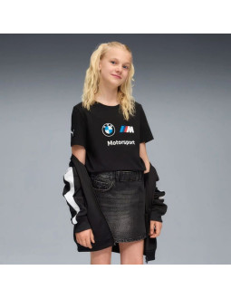 Puma koszulka dziecięca t-shirt sportowy bmw mms lekka i wygodna 2