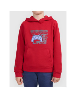 Bluza z kapturem i nadrukiem chłopieca 4f 4fjwaw26tswsm2690-61s