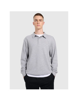Bluza dresowa regular z kołnierzykiem męska 4f 4fraw25tswsm2546-27m