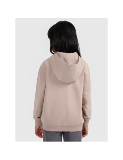 Bluza dresowa rozpinana z kapturem dziewczęca 4f 4fjraw25tswsf2466-83s 2