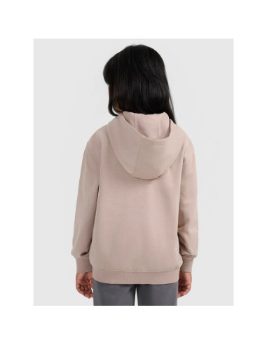 Bluza dresowa rozpinana z kapturem dziewczęca 4f 4fjraw25tswsf2466-83s