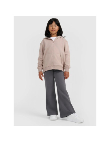 Bluza dresowa rozpinana z kapturem dziewczęca 4f 4fjraw25tswsf2466-83s