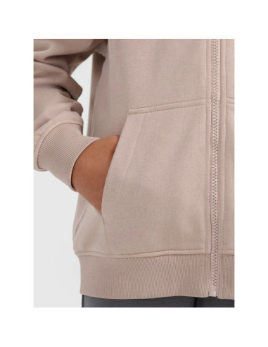 Bluza dresowa rozpinana z kapturem dziewczęca 4f 4fjraw25tswsf2466-83s