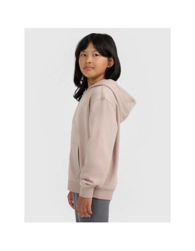 Bluza dresowa rozpinana z kapturem dziewczęca 4f 4fjraw25tswsf2466-83s