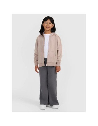 Bluza dresowa rozpinana z kapturem dziewczęca 4f 4fjraw25tswsf2466-83s