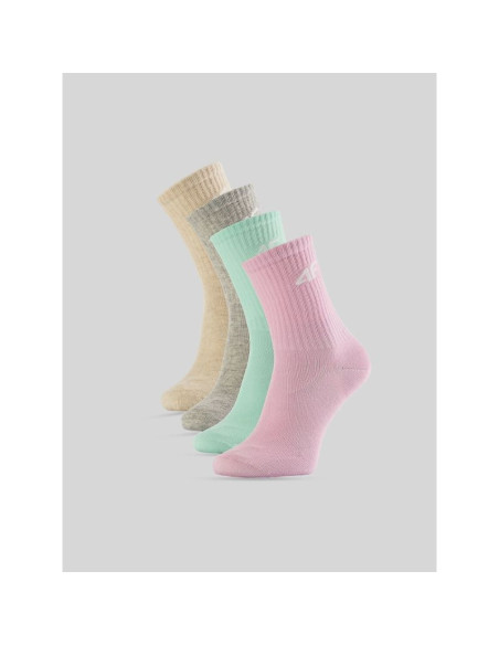 Skarpetki długie (4-pack) dziewczęce 4f 4fjraw26usocf1010-90s