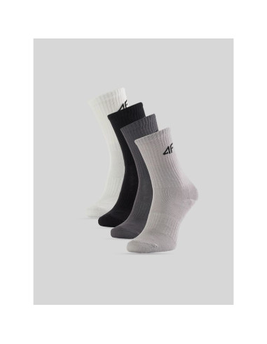 Skarpetki długie (4-pack) chłopięc 4f 4fjraw26usocm0997-90s