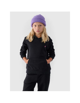 Bluza dresowa nierozpinana z kapturem dziewczęca 4f junior 4fjwmm00tswsf1316-20s