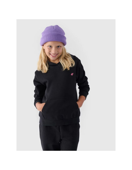 Bluza dresowa nierozpinana z kapturem dziewczęca 4f junior 4fjwmm00tswsf1316-20s