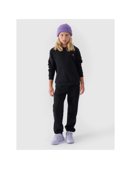 Bluza dresowa nierozpinana z kapturem dziewczęca 4f junior 4fjwmm00tswsf1316-20s