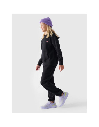 Bluza dresowa nierozpinana z kapturem dziewczęca 4f junior 4fjwmm00tswsf1316-20s
